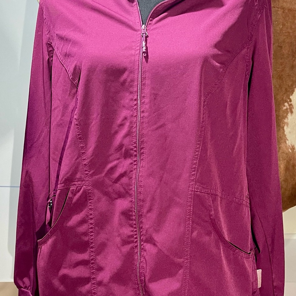 Women's Hospital Scrub/Utility Jacket in Rich Purple